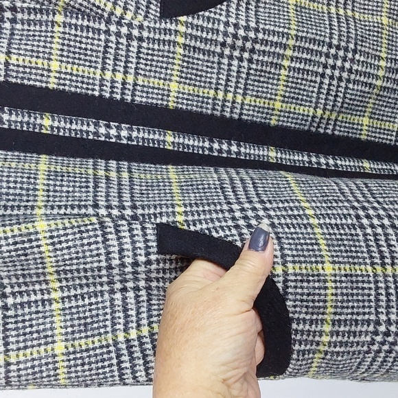 Boden Vintage British Tweed Plaid 100% Wool Dress Houndstooth Preppy  Sz.4 - Picture 2 of 8